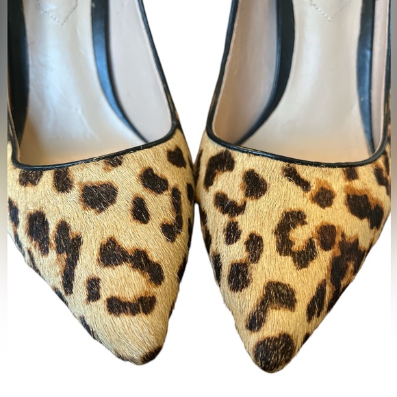 Aldo faux Fur Leapord Heeled Pumps Size 9 - Picture 7 of 9
